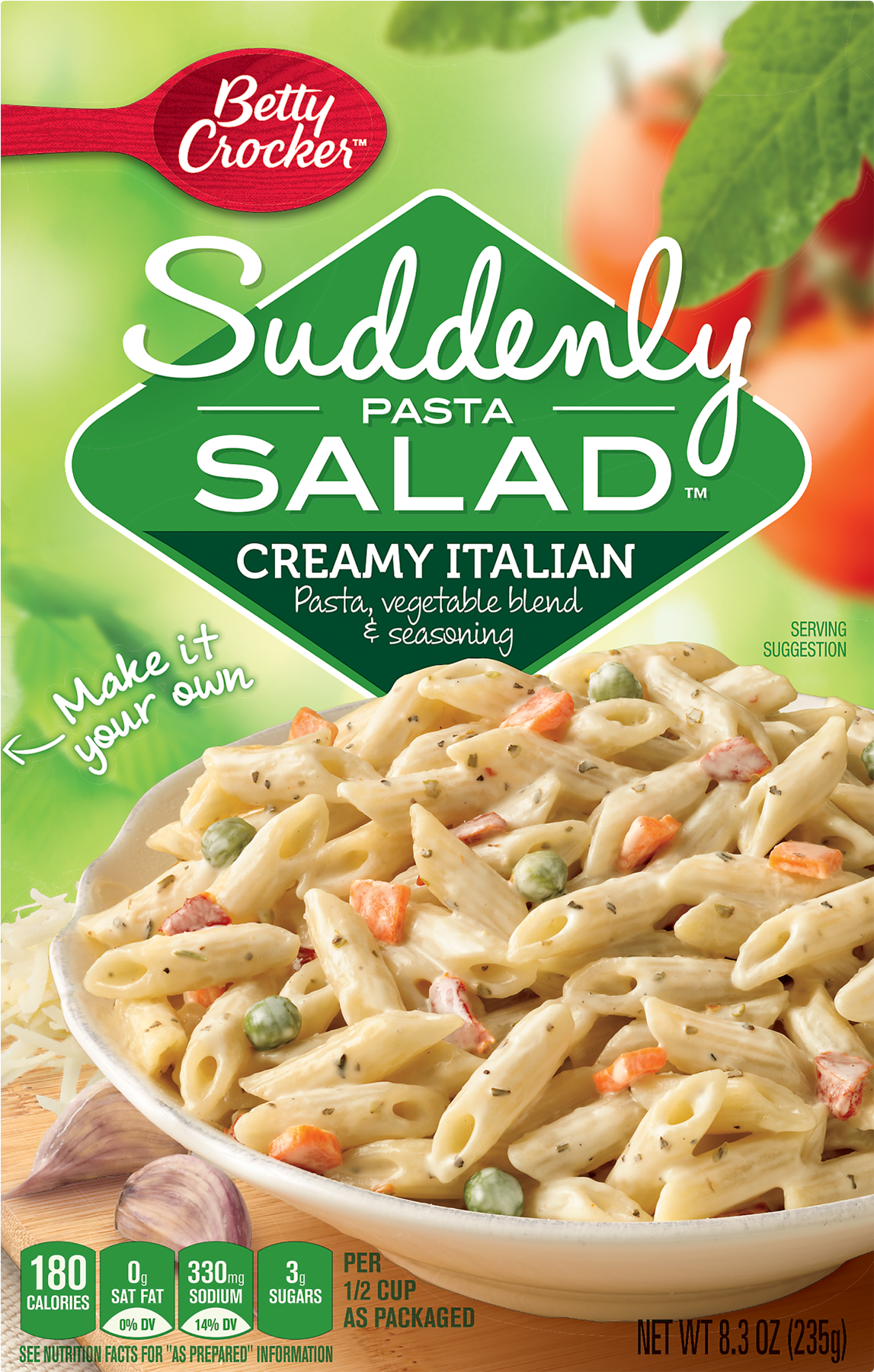Betty Crocker Suddenly Salad Creamy Italian Pasta Salad, - Betty Crocker Suddenly Salad Clipart (1800x1800), Png Download