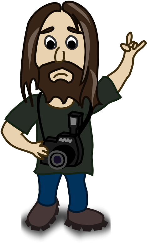 Animated Mexican Wave Created By @fourtonfish - Long Hair Boy Cartoon Clipart (800x800), Png Download