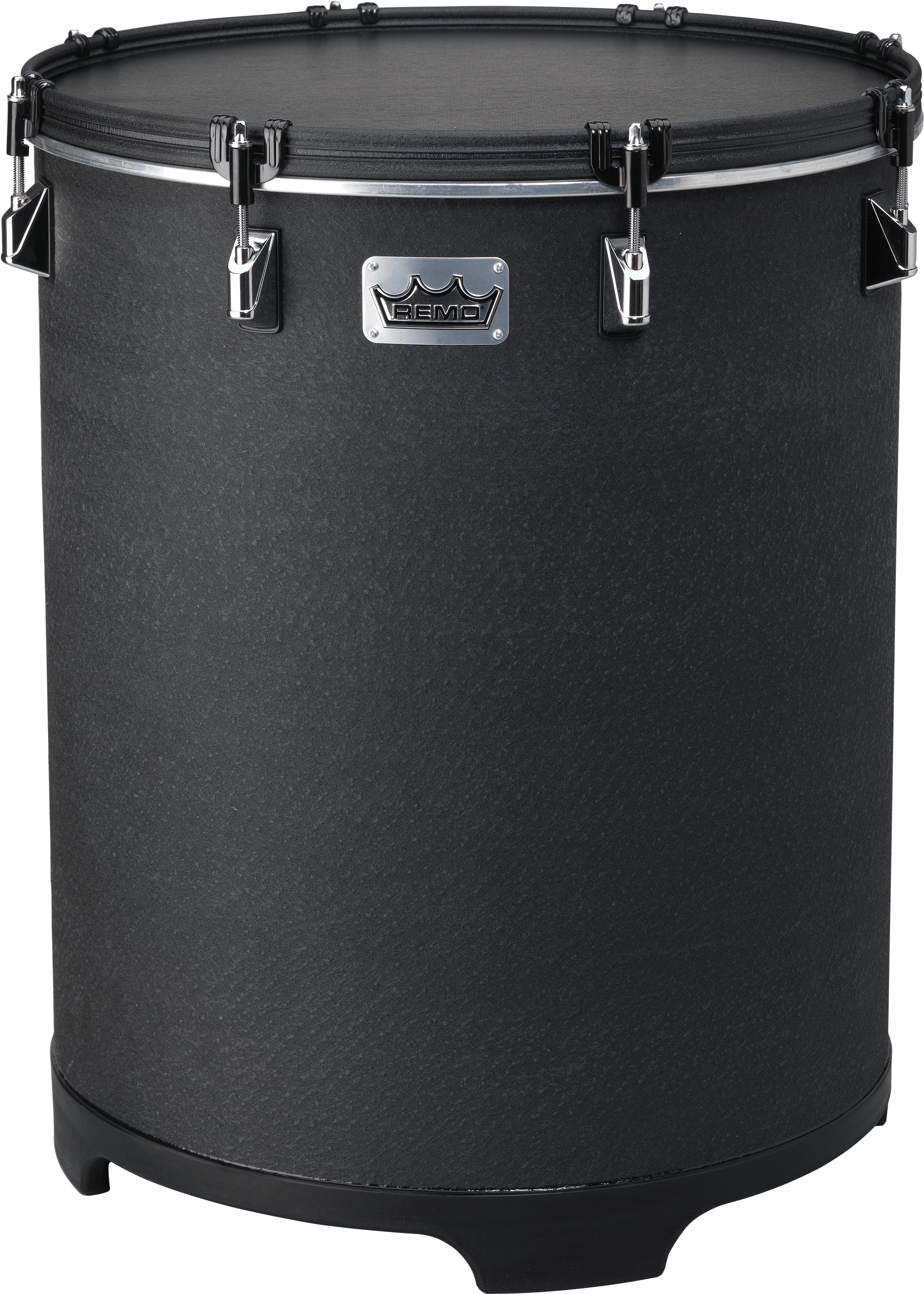 Remo Bahia Bass Drum-black Earth, 16" - Tom-tom Drum Clipart (3300x3300), Png Download