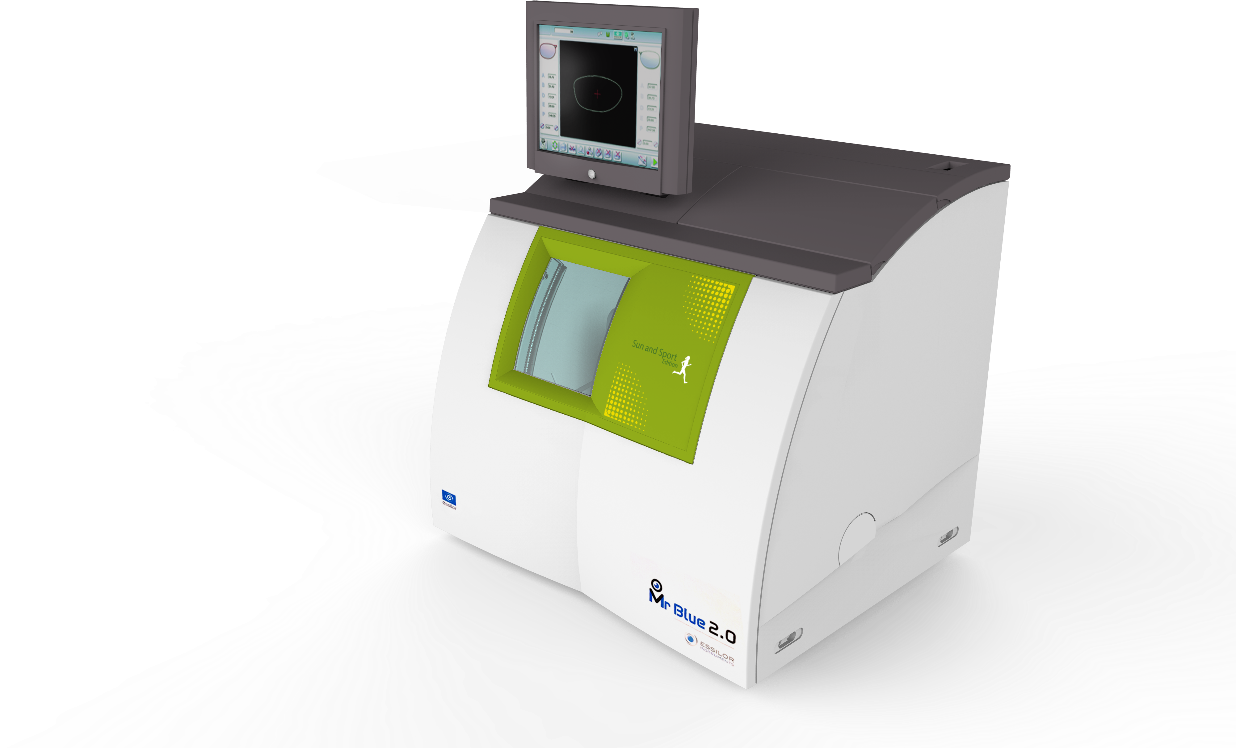 Mr Blue Sun & Sport Edition - Essilor Mr Blue 2.0 Clipart (4001x2835), Png Download