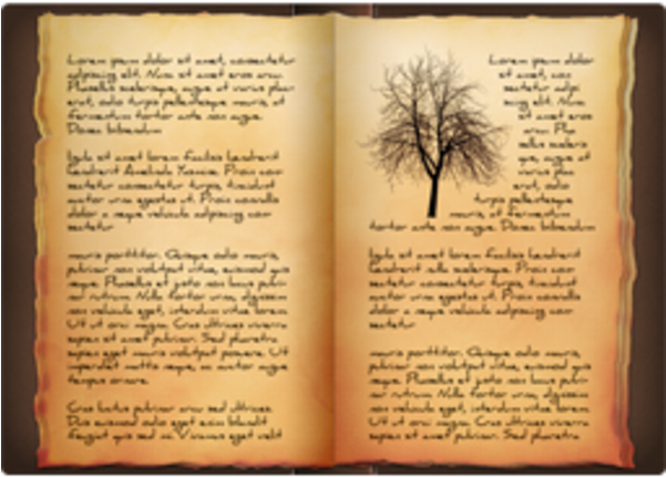 Open Novel Clipart (600x600), Png Download