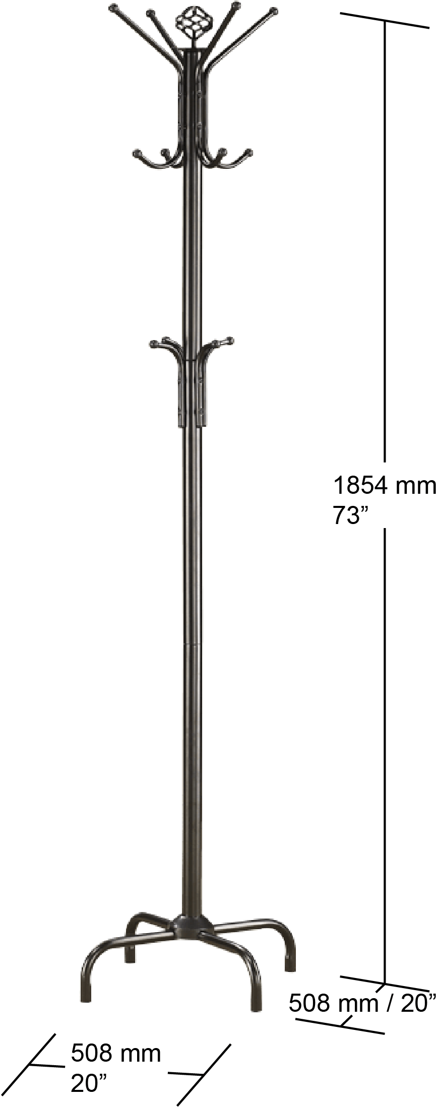 Spider Coat Rack - Tool Clipart (2480x2480), Png Download