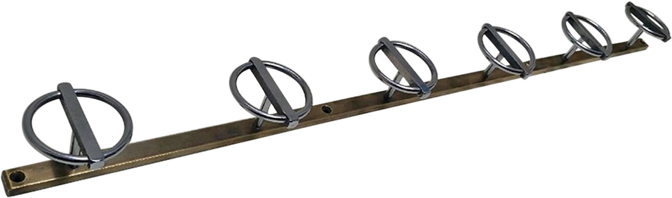 French Modernist Coat Rack - Wood Clipart (1489x460), Png Download