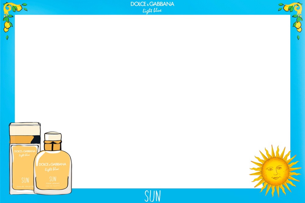 Dolce&gabbana Light Blue Sun Clipart (1000x665), Png Download