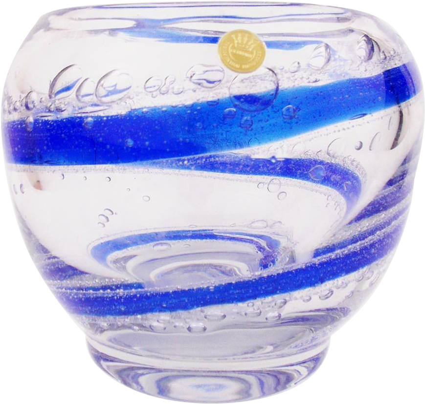 Vintage 1960s Glass Vase Theresienthal German Design - Ceramic Clipart (868x868), Png Download