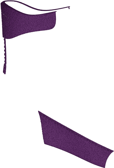 P1670 Purple Split Suede - Trunks Clipart (1024x768), Png Download