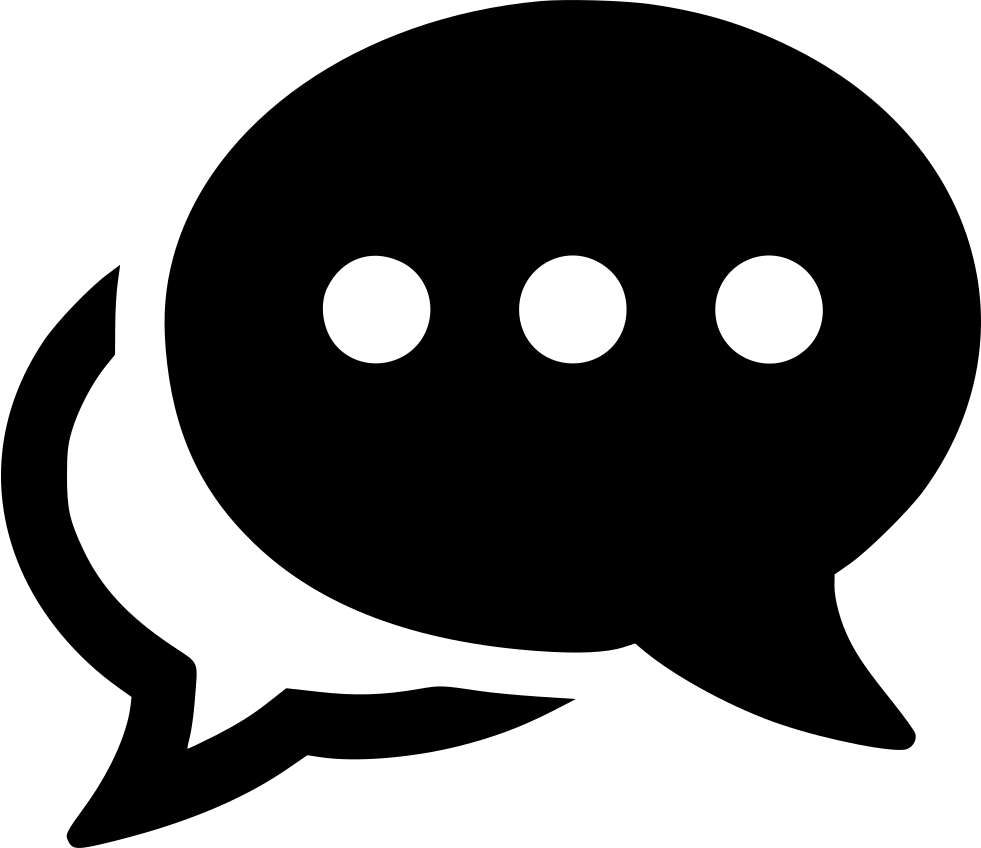 Speech Bubbles Comments - Talk Bubbles Icon Png Clipart (981x848), Png Download