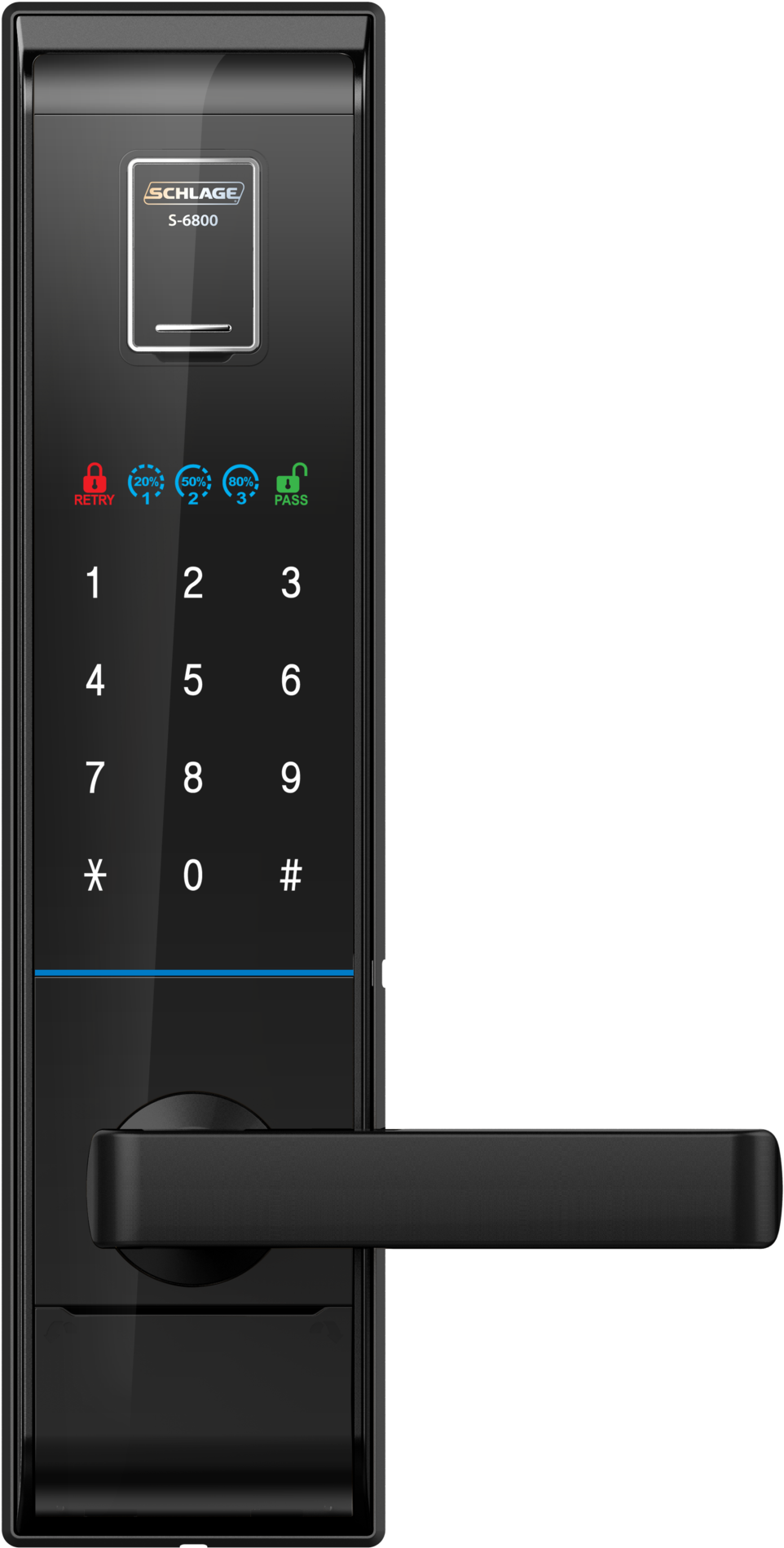 Schlage - Schlage S 6800 Review Clipart (1046x1947), Png Download