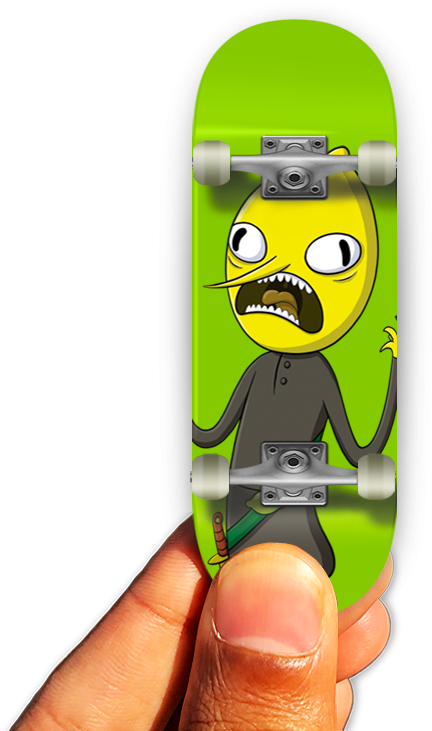 Fingerboard Lemongrab - Skate De Dedo Profissional Clipart (753x753), Png Download
