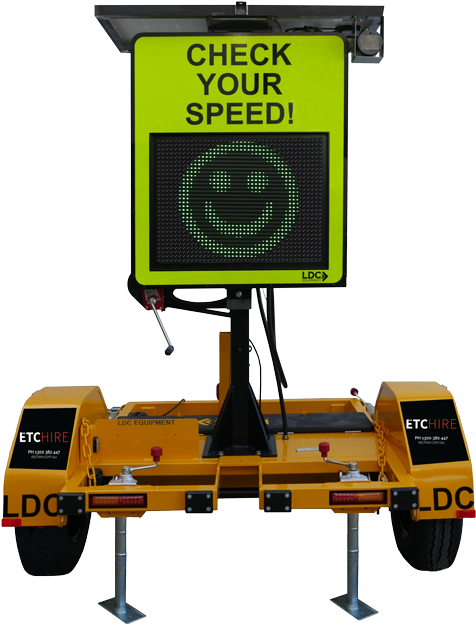 Etc Hire Has Affordable, Australian-made Gold Coast - Speed Signs Smiley Face Clipart (750x671), Png Download