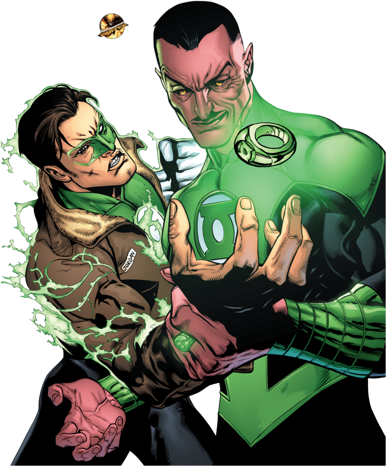 Twitter - Green Lantern Clipart (818x977), Png Download
