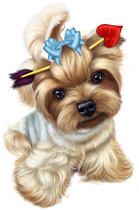 Valentine Puppies Clip Art - Png Download (600x724), Png Download