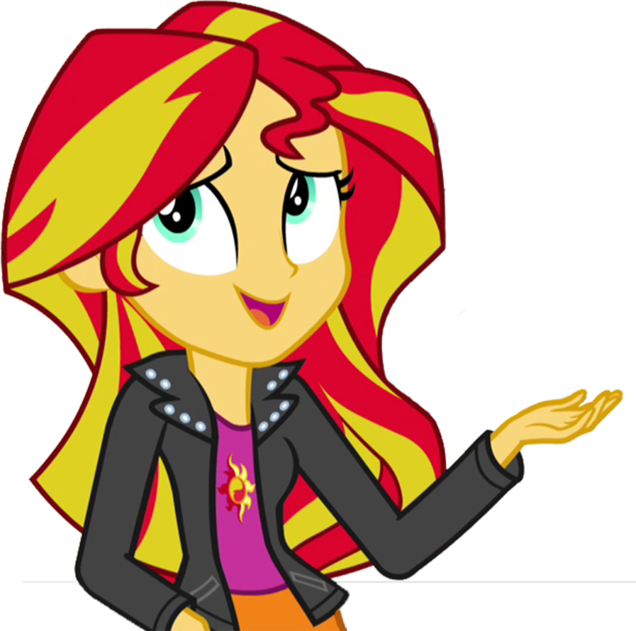 Go To Image - Mlp Sunset Shimmer Eg Clipart (897x890), Png Download