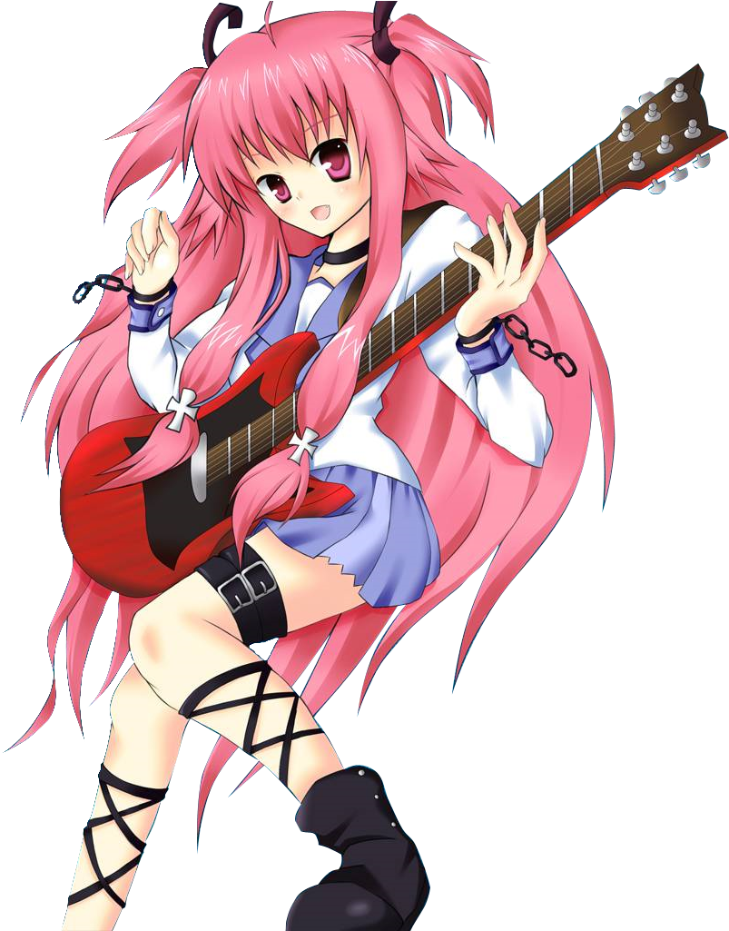 Archivo De La Categoría - Angel Beats Yui Clipart (907x1024), Png Download