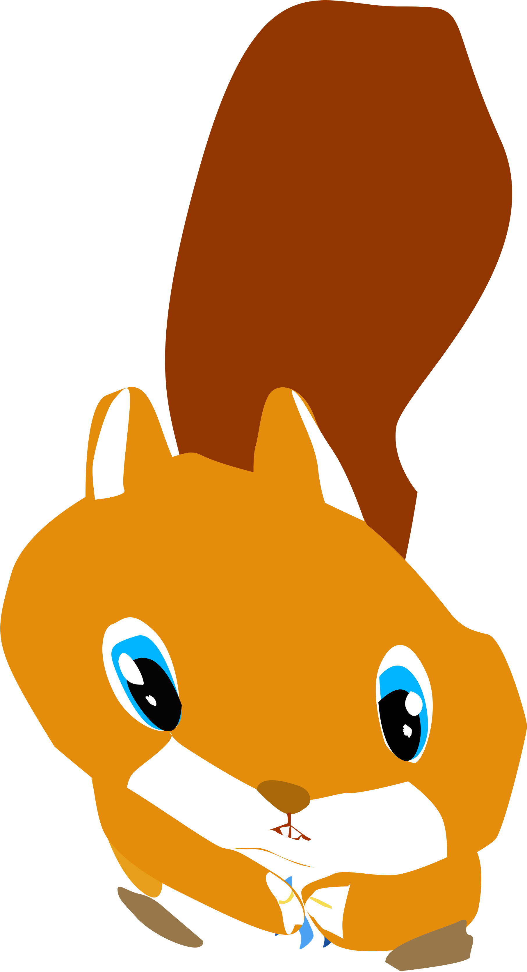 Steem-squirrel Joining Hands Clipart (1812x3340), Png Download