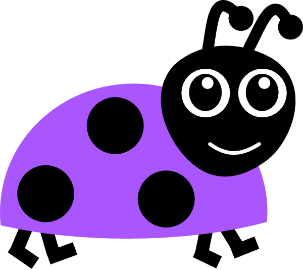 Small - Blue Ladybug Clipart - Png Download (600x534), Png Download