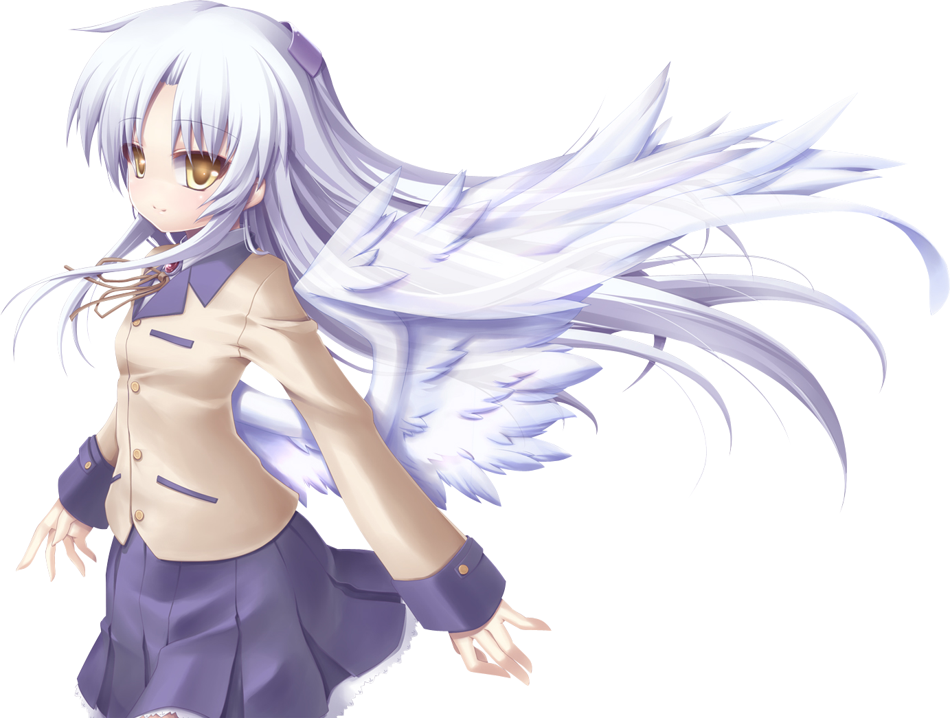 Renders Angel Beats - Angel Beats Angel Png Clipart (1383x1045), Png Download