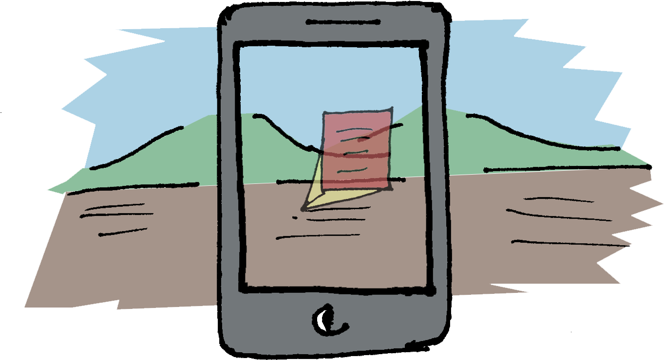 Augmented Reality - Cartoon Clipart (1525x890), Png Download