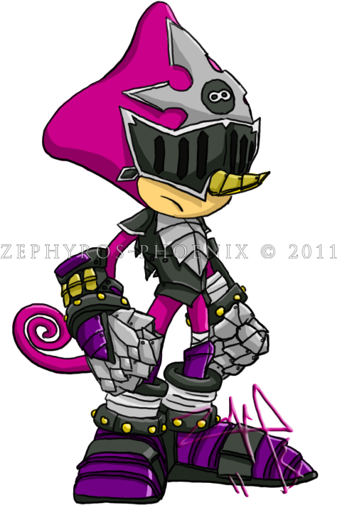 Discover Ideas About Knuckles Chaotix - Espio The Chameleon Sonic Boom Clipart (482x795), Png Download
