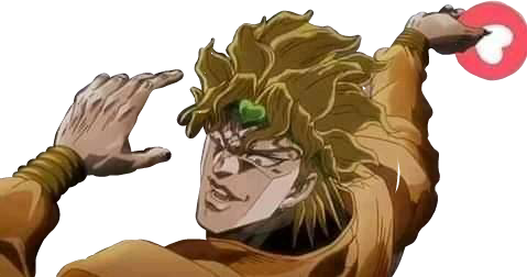 #dio #jojo #iloveit - Illustration Clipart (479x252), Png Download