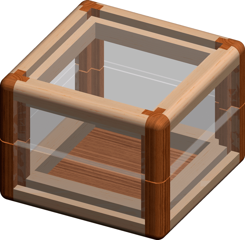 Ringbox-wooden - Plywood Clipart (800x784), Png Download