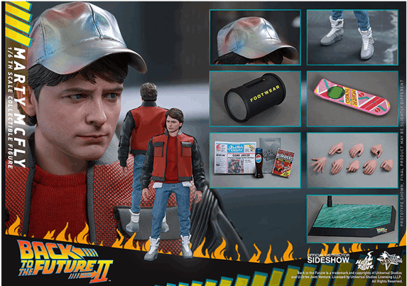 1 Of - Back To The Future Part 2 Hot Toys Clipart (600x600), Png Download