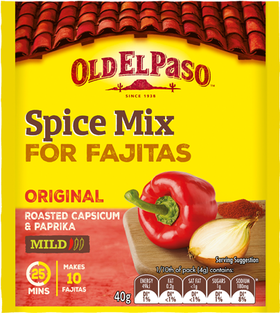 Spice Mixes - Old El Paso Fajita Spice Mix Clipart (800x450), Png Download