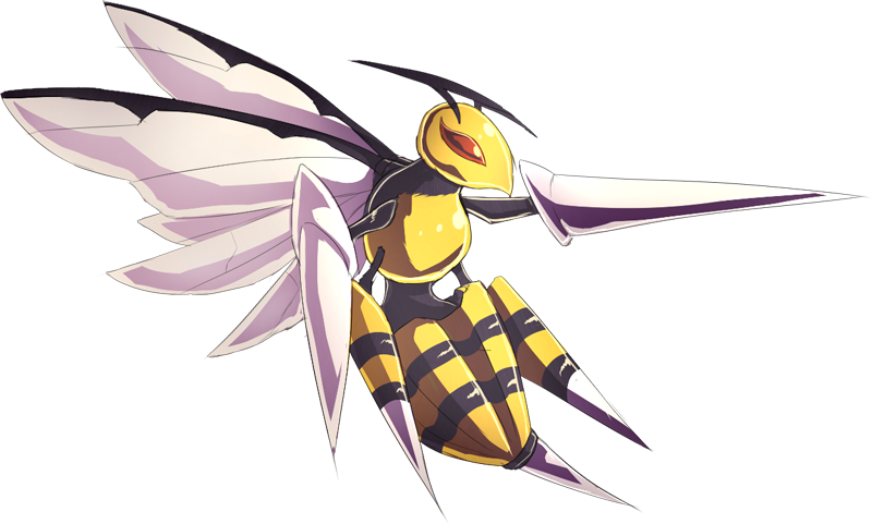 15,906,000 Exp - Pokemon Beedrill Mega Clipart (800x481), Png Download