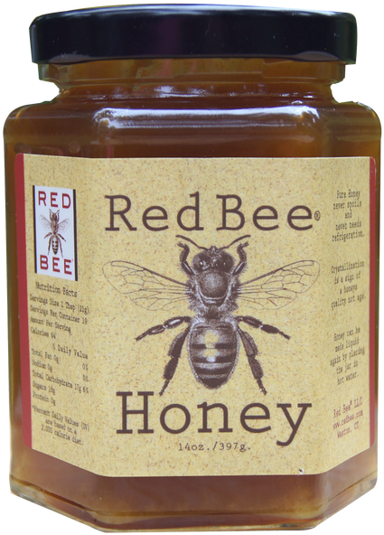 Honey Varietal - Alfalfa - Red Bee Honey Clipart (498x667), Png Download