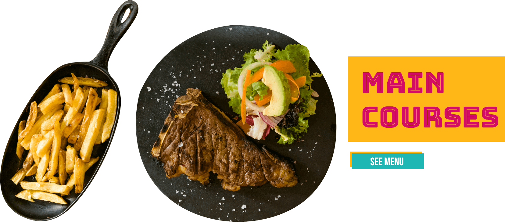 Restaurant - Churrasco Food Clipart (1656x728), Png Download