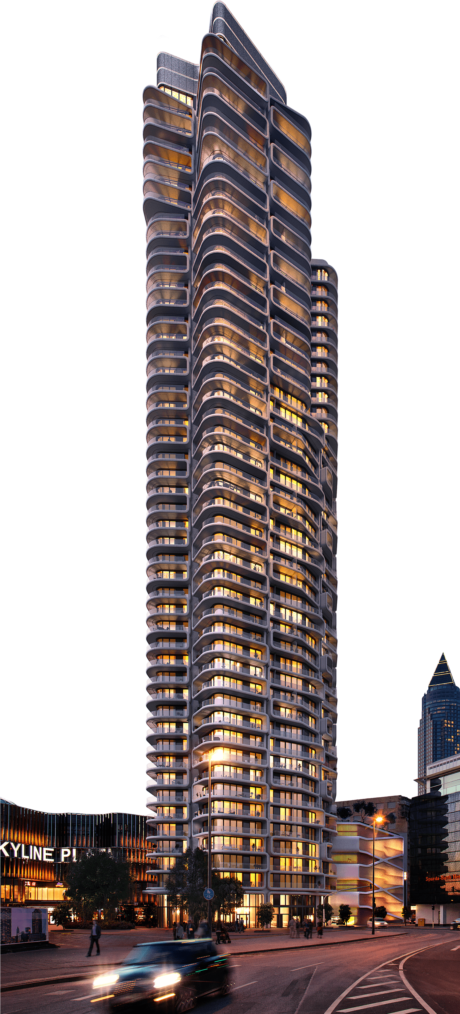 Image Result For Frankfurt Grand Tower Futuristic Architecture, - Grand Tower Frankfurt Preise Clipart (1600x3674), Png Download