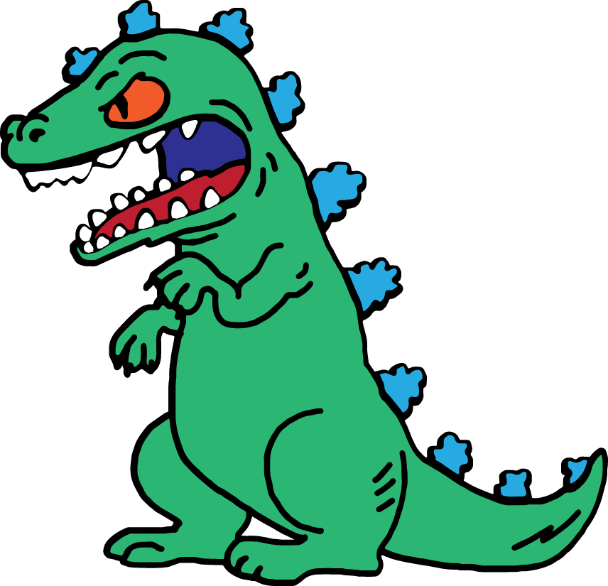 Reptarrm - Cartoon Clipart (856x825), Png Download