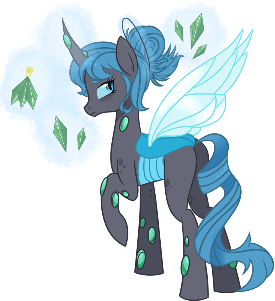 Toods, Changeling, Changeling Queen, Changeling Queen - Mlp Crystal Changeling Oc Clipart (938x1024), Png Download