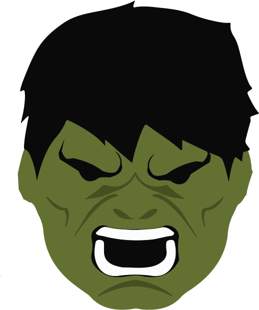 Hulk - Illustration Clipart (718x718), Png Download
