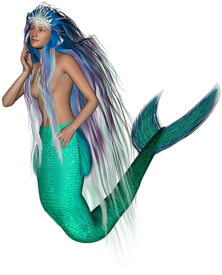 Free Photo Fairy Tales Mermaid Tail Mermaid Mythical - Mermaid Clipart (640x640), Png Download