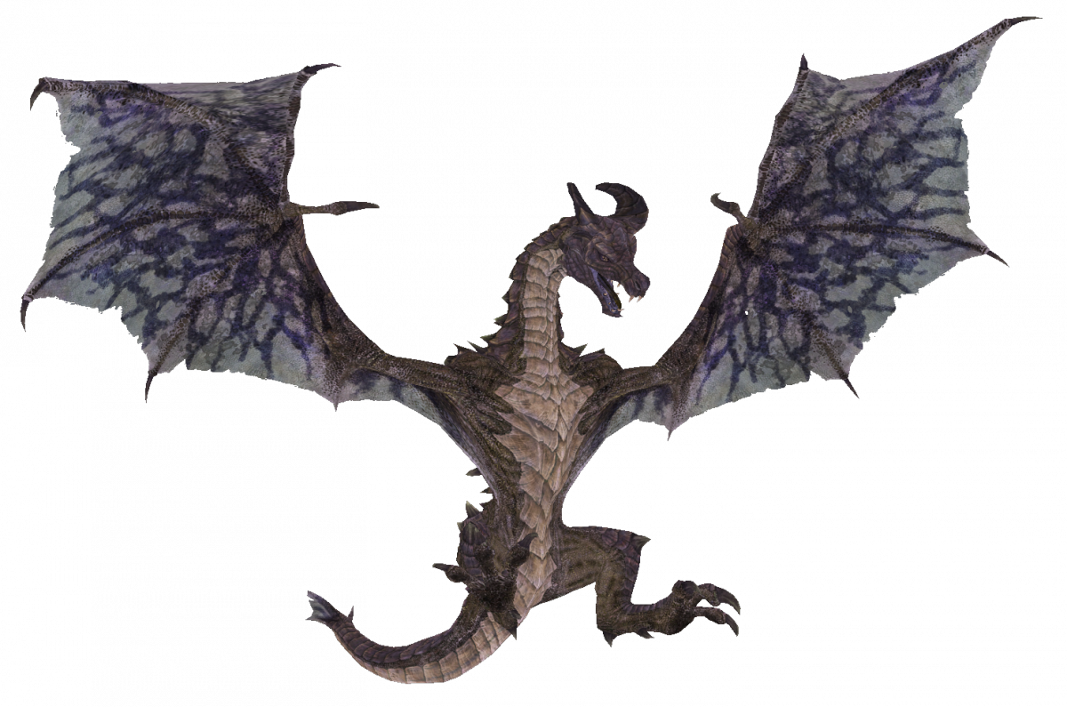 Related Franchise, Such As Storyline - Skyrim Dragon Png Clipart (1200x795), Png Download