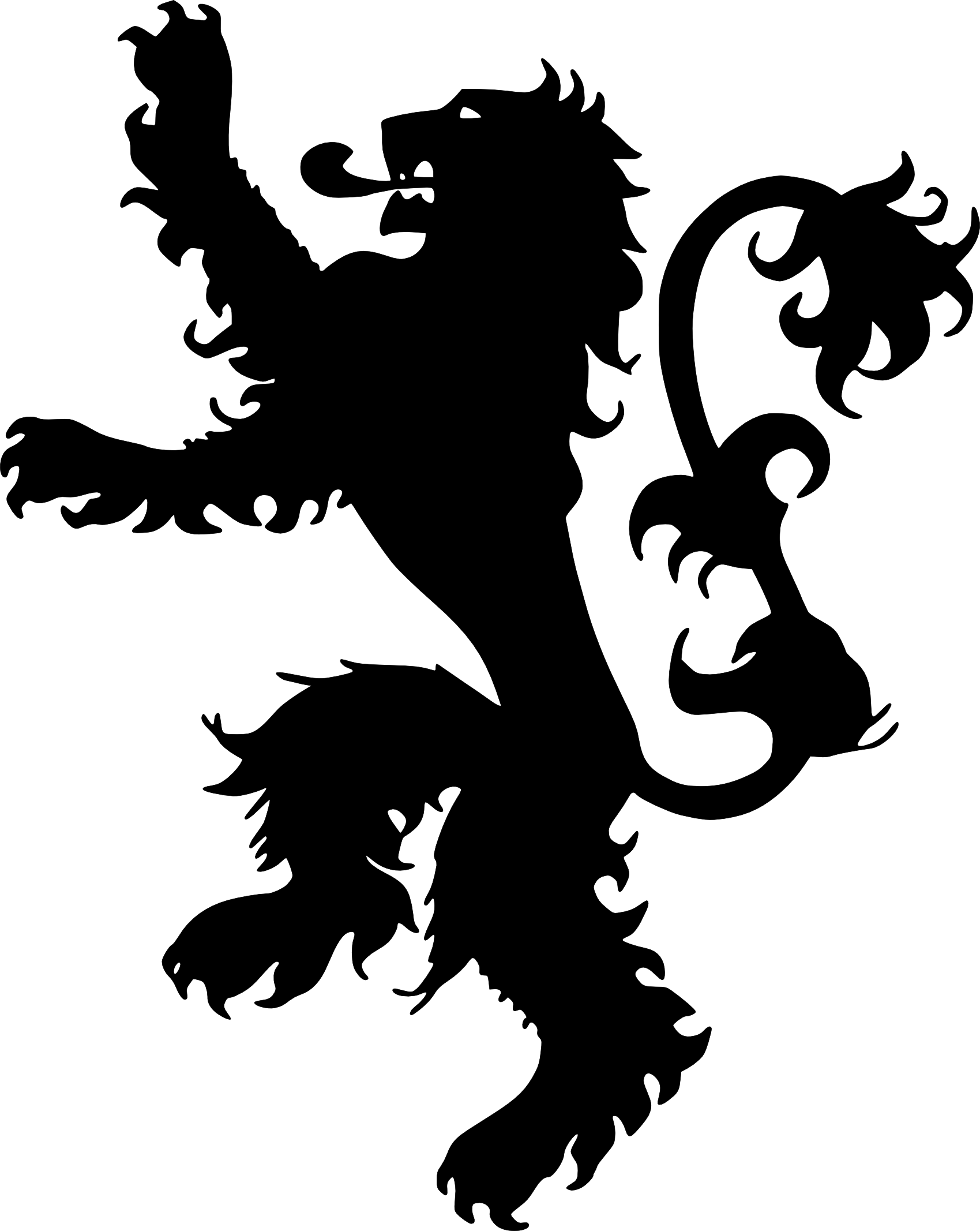 House Lannister Sigil Clipart (1699x2133), Png Download