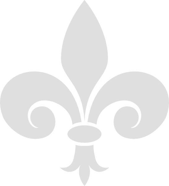 Fleur De Lis Transparent Clipart (546x600), Png Download