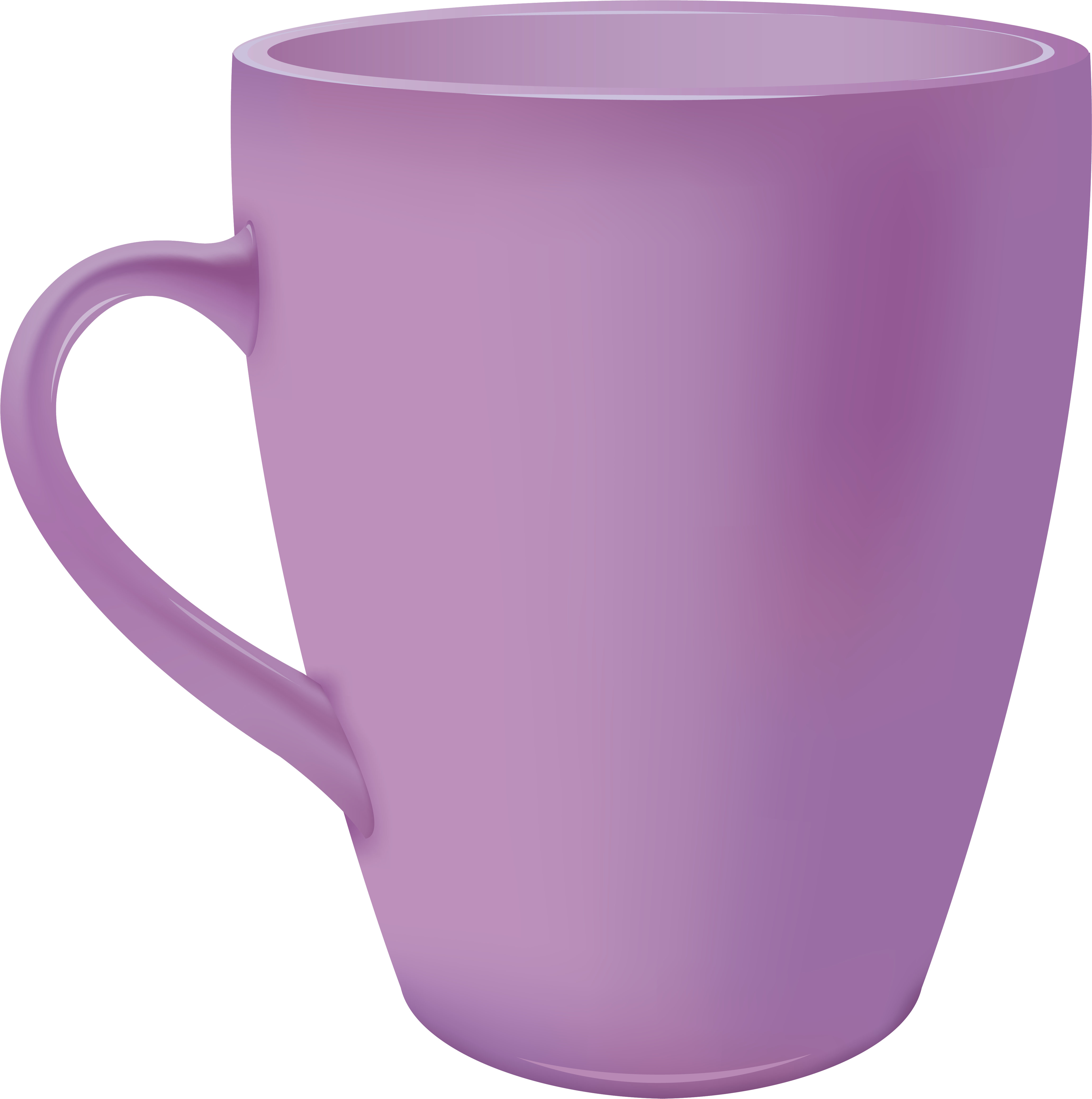 Violet Cup Png Clipart - Cup Clipart Png Transparent Png (4897x4895), Png Download