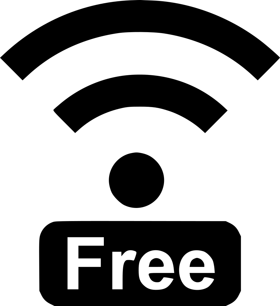 Png File Svg - Free Wifi Logo Png Clipart (898x980), Png Download