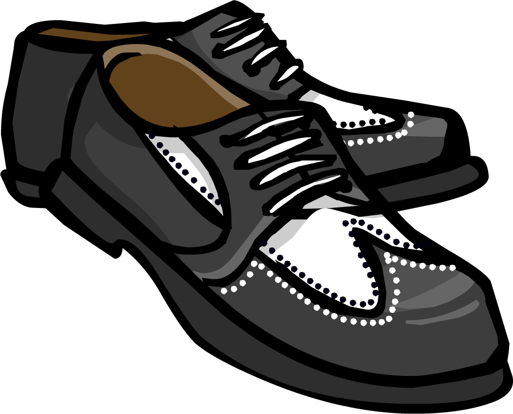 1051 X 848 4 - Black Shoes Cartoon Png Clipart - Large Size Png Image - Pik...