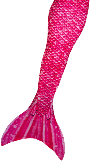 Replacement Mermaid Tail Skin Aurora Borealis Swimmable - Pink Mermaid Tails Png Clipart (600x600), Png Download