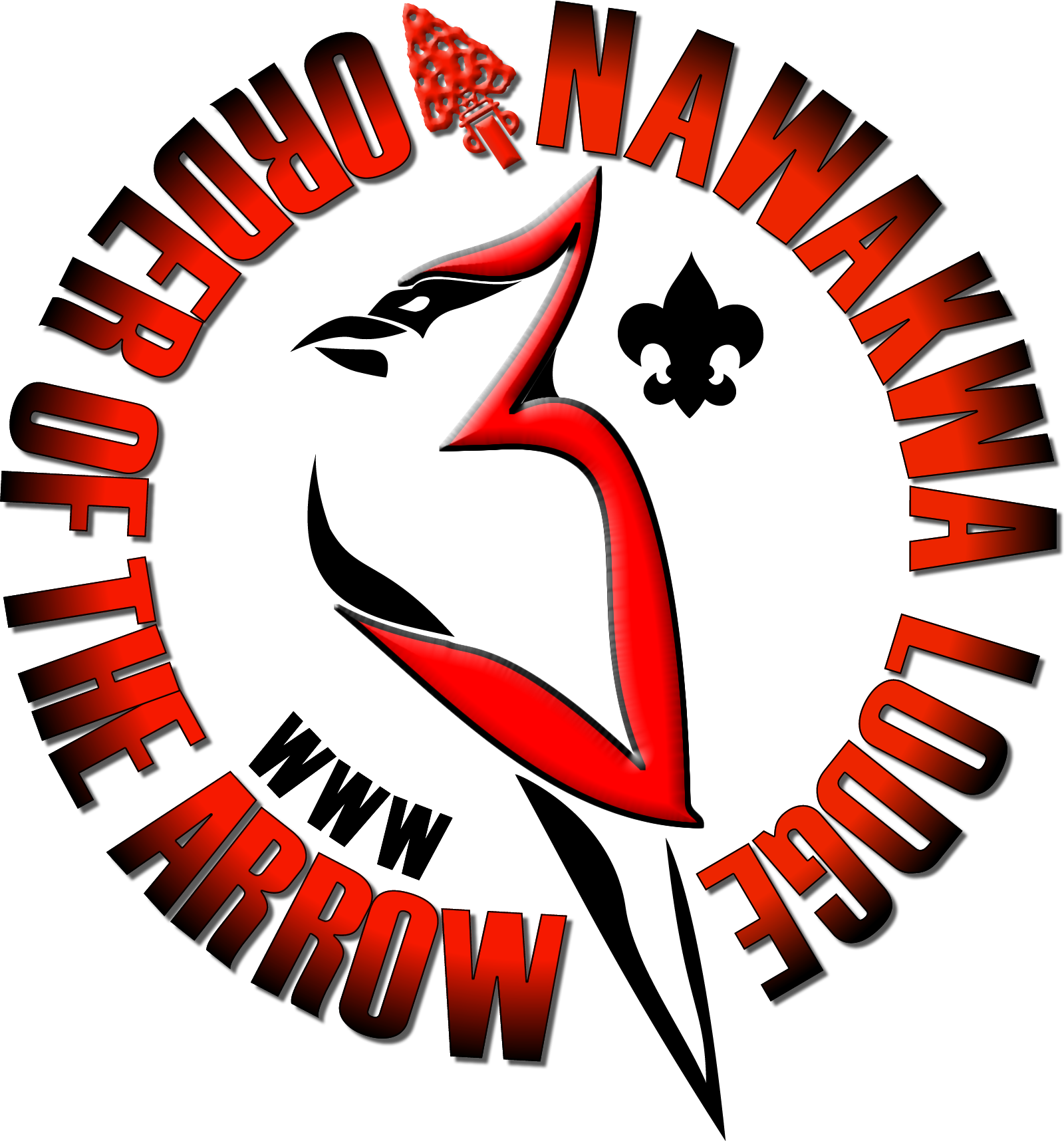 Boy Scout Fleur De Lis - Nawakwa Lodge 3 Clipart (1600x1716), Png Download