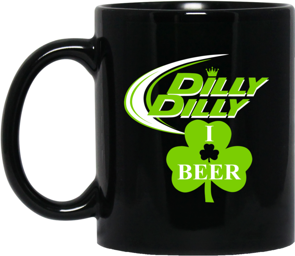 Dilly Dilly Bud Light I Shamrock Beer St Patricks Day Clipart (1016x880), Png Download