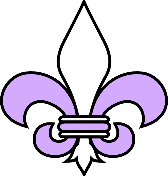 Fleur De Lis Clip Art Png Transparent Png (570x598), Png Download
