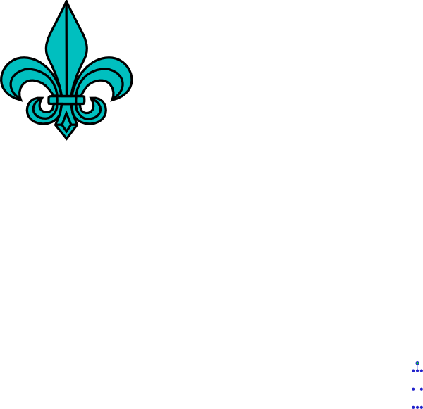 Fleur De Lis 3 Png Clipart (600x581), Png Download