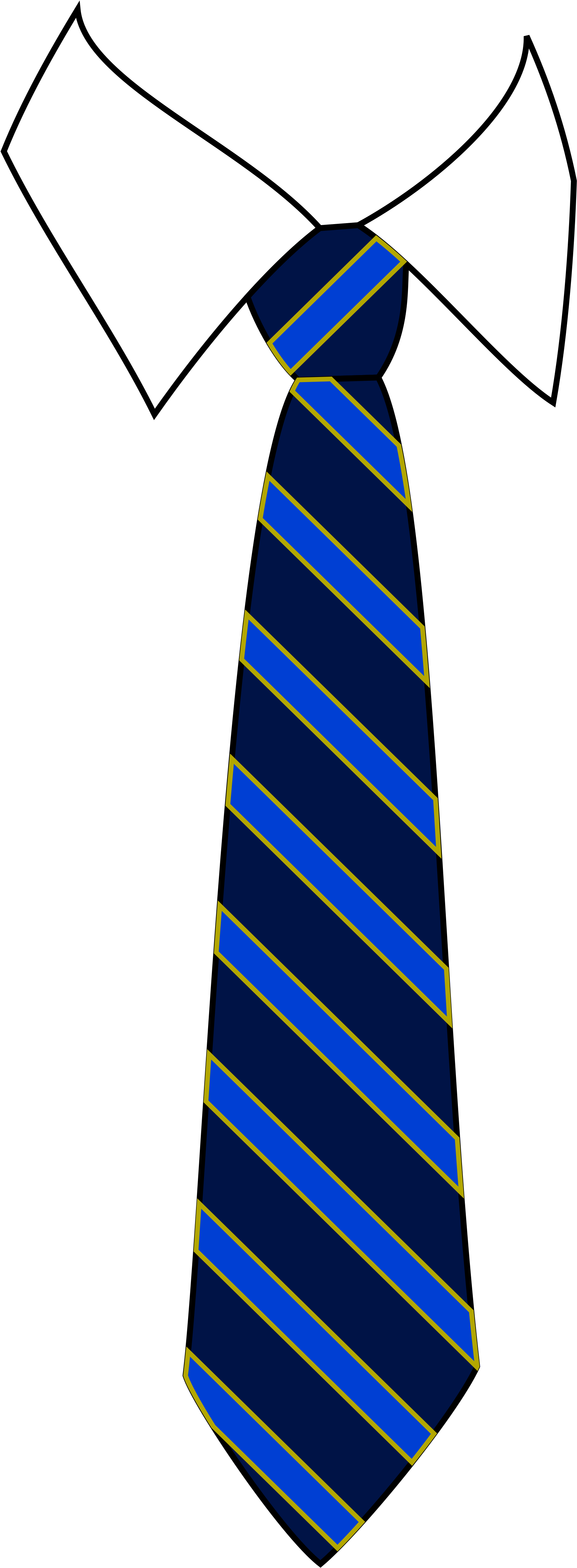 Open - Necktie Png Clipart (1000x2546), Png Download