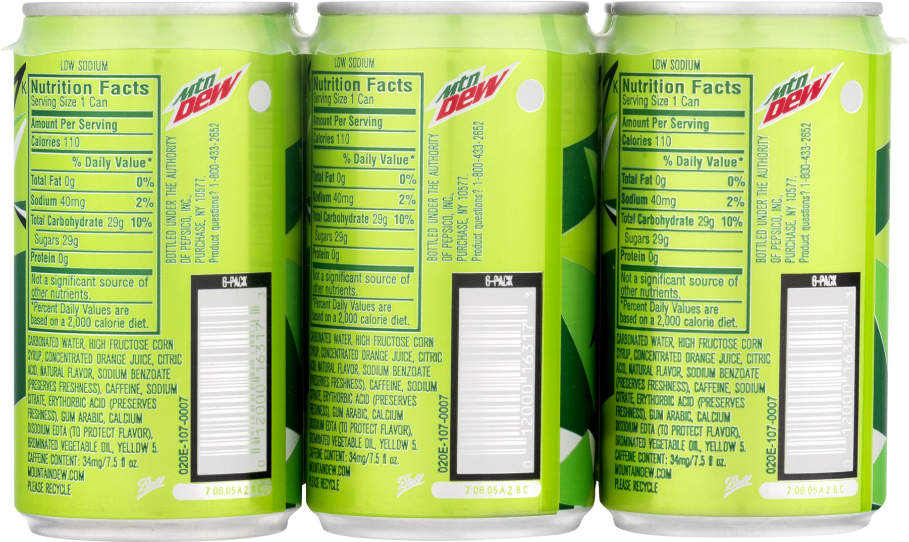 Mt Dew Mini Can Clipart (1800x1800), Png Download