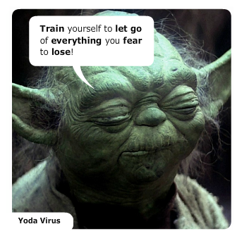 Share - Star Wars Yoda Meditating Clipart (1000x334), Png Download
