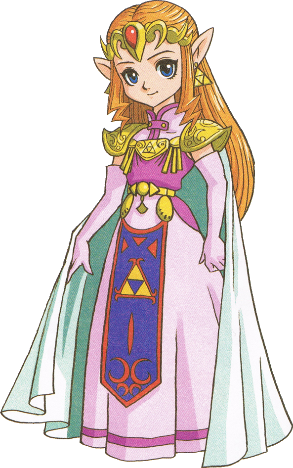 Princess Zelda - Princess Zelda Oracle Of Seasons Clipart (593x946), Png Download